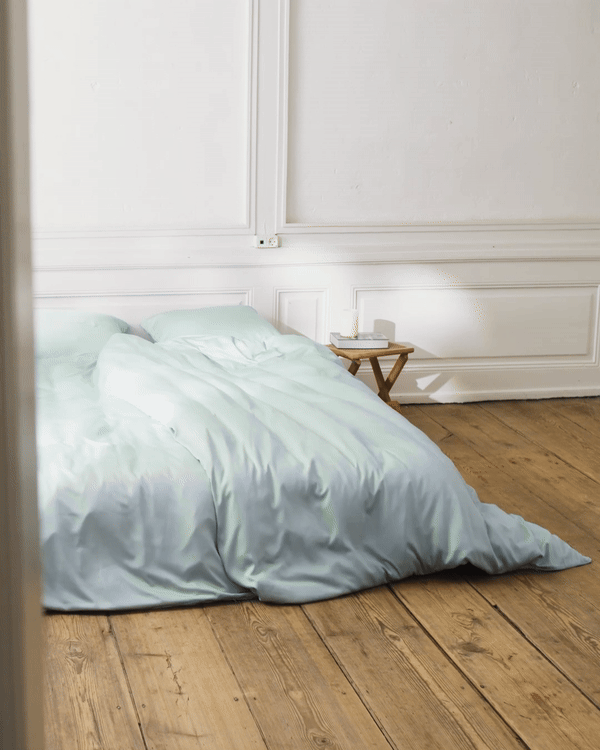 Bambussengetøj lys blå - Nordic Weaving