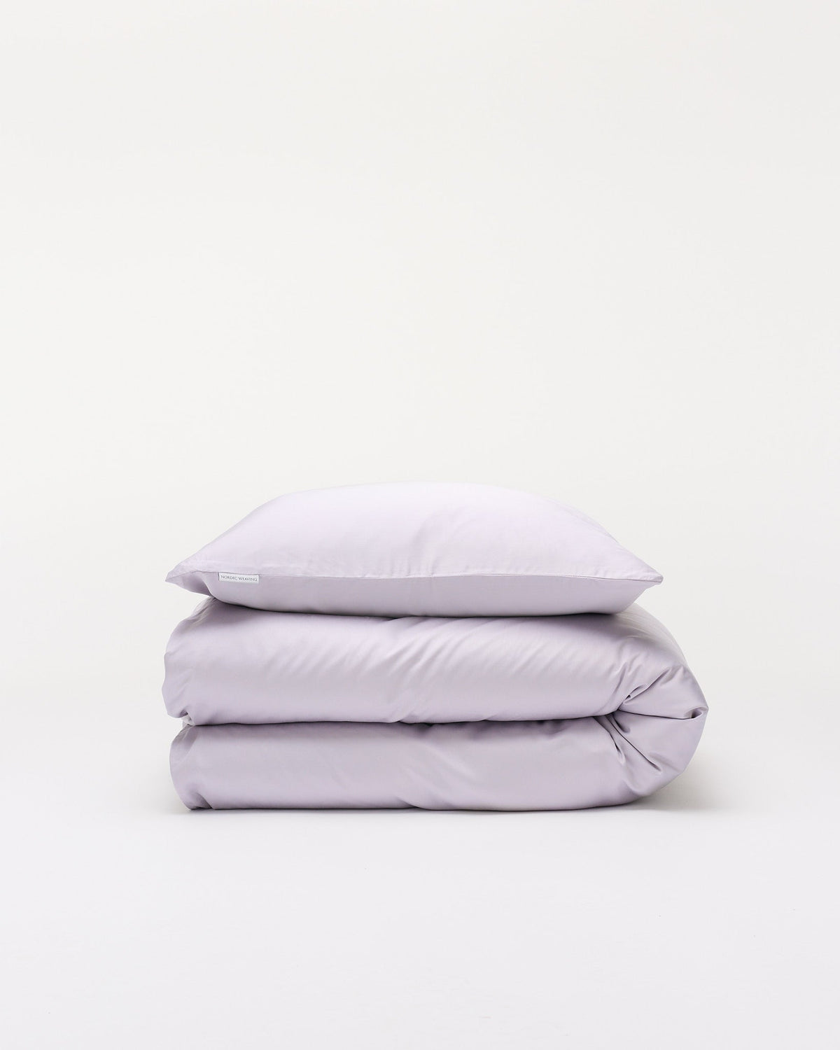 Bambussengetøj i lavendel til dobbeltdyne - Nordic Weaving