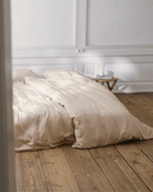Enkelt bambussengetøj lys beige - Nordic Weaving