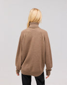 BREGDIS cashmere bluse brun - Nordic Weaving