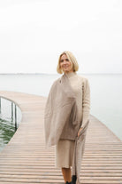 Cashmere halstørklæde brun 70x200cm - Nordic Weaving