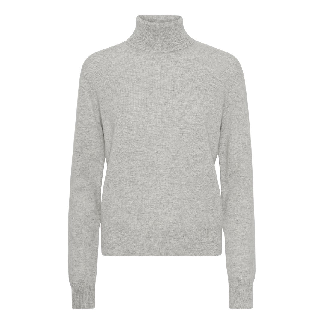 Cashmere high neck grå - Nordic Weaving