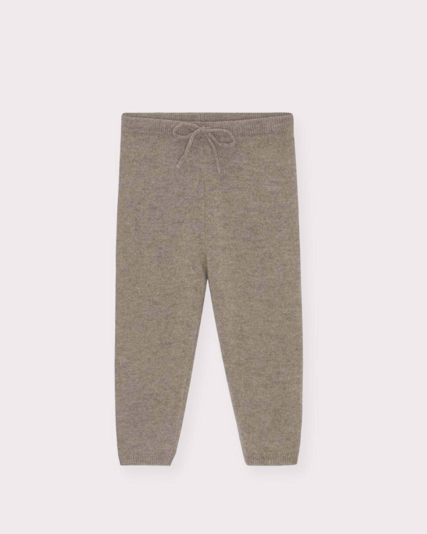 Cashmere bukser til baby - set fra siden