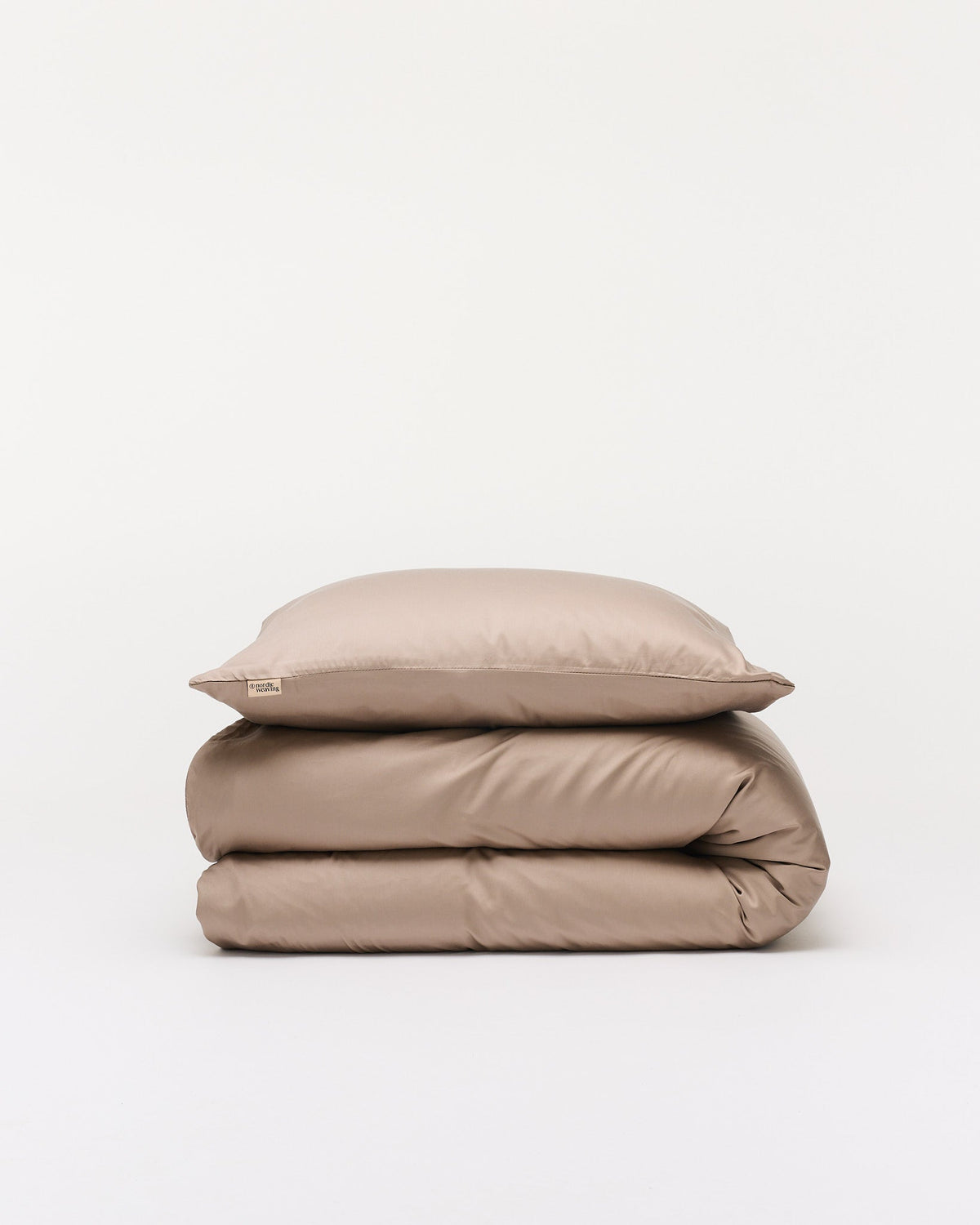 Enkelt bambussengetøj Taupe - Nordic Weaving