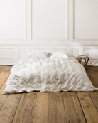 Mulberry silke i ivory - detalje af stoffet