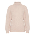Leonora cashmere high neck Dusty Nude - Nordic Weaving