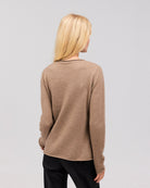 LIV cashmere bluse brun - Nordic Weaving