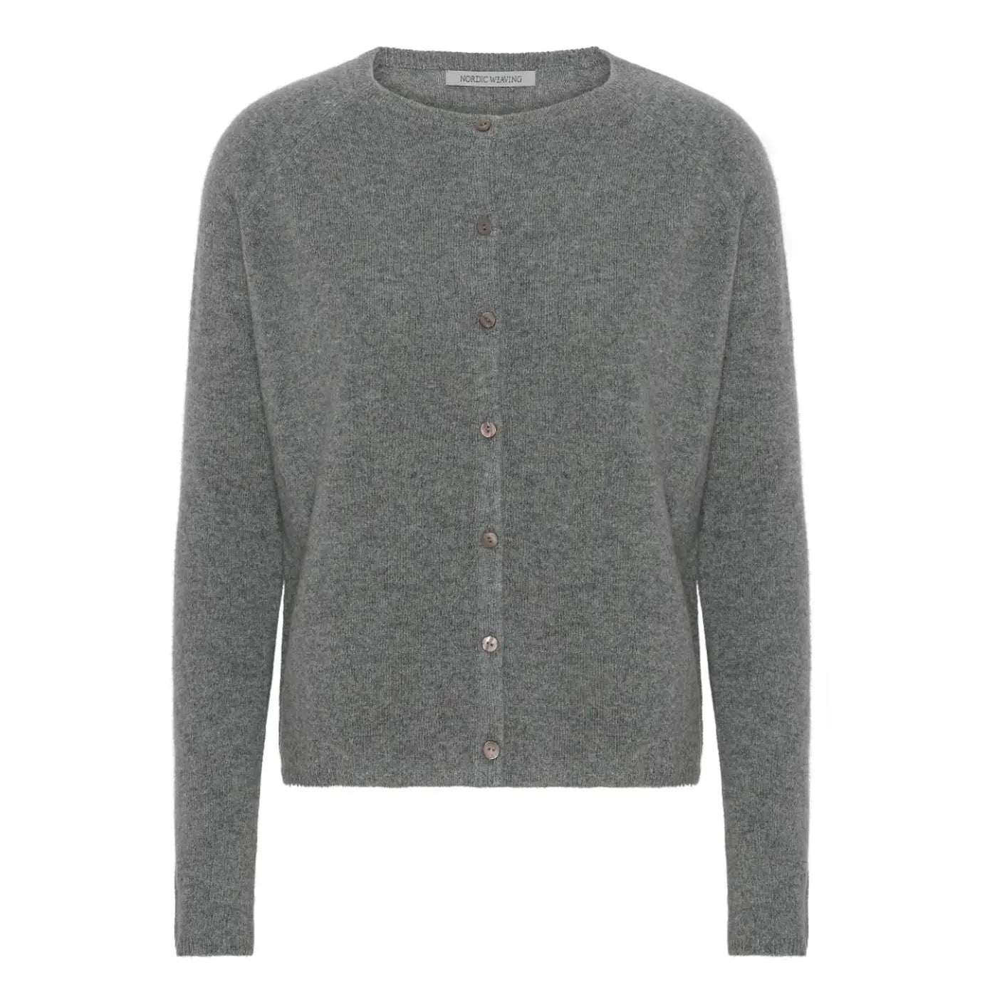 Cashmere cardigan i mørk grå - Nordic Weaving