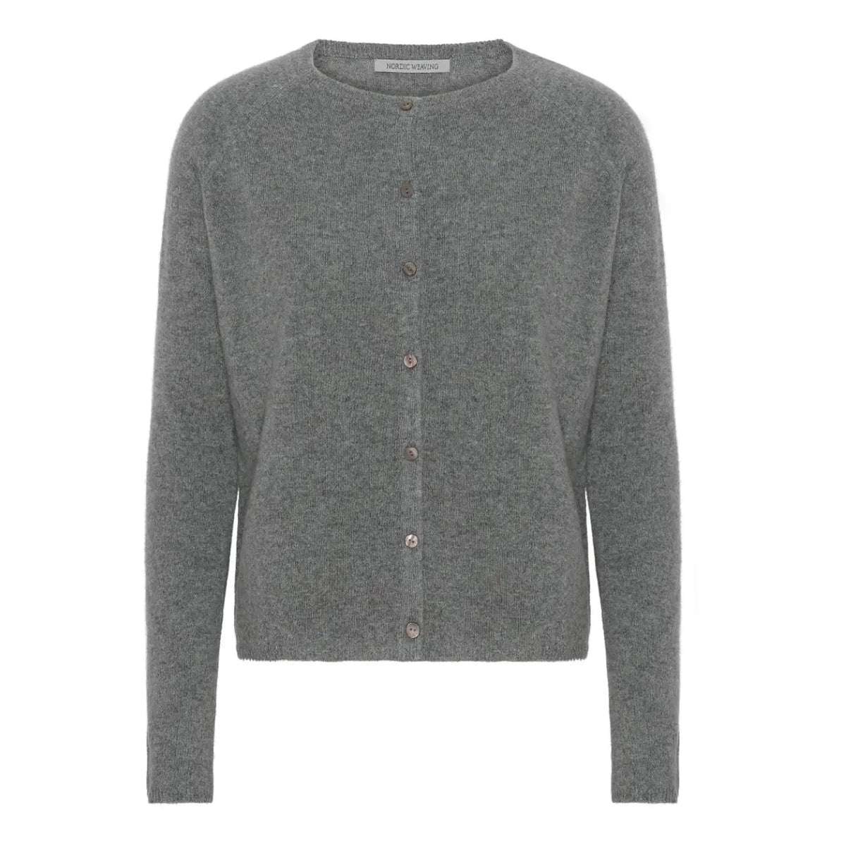 Cashmere cardigan i mørk grå - Nordic Weaving
