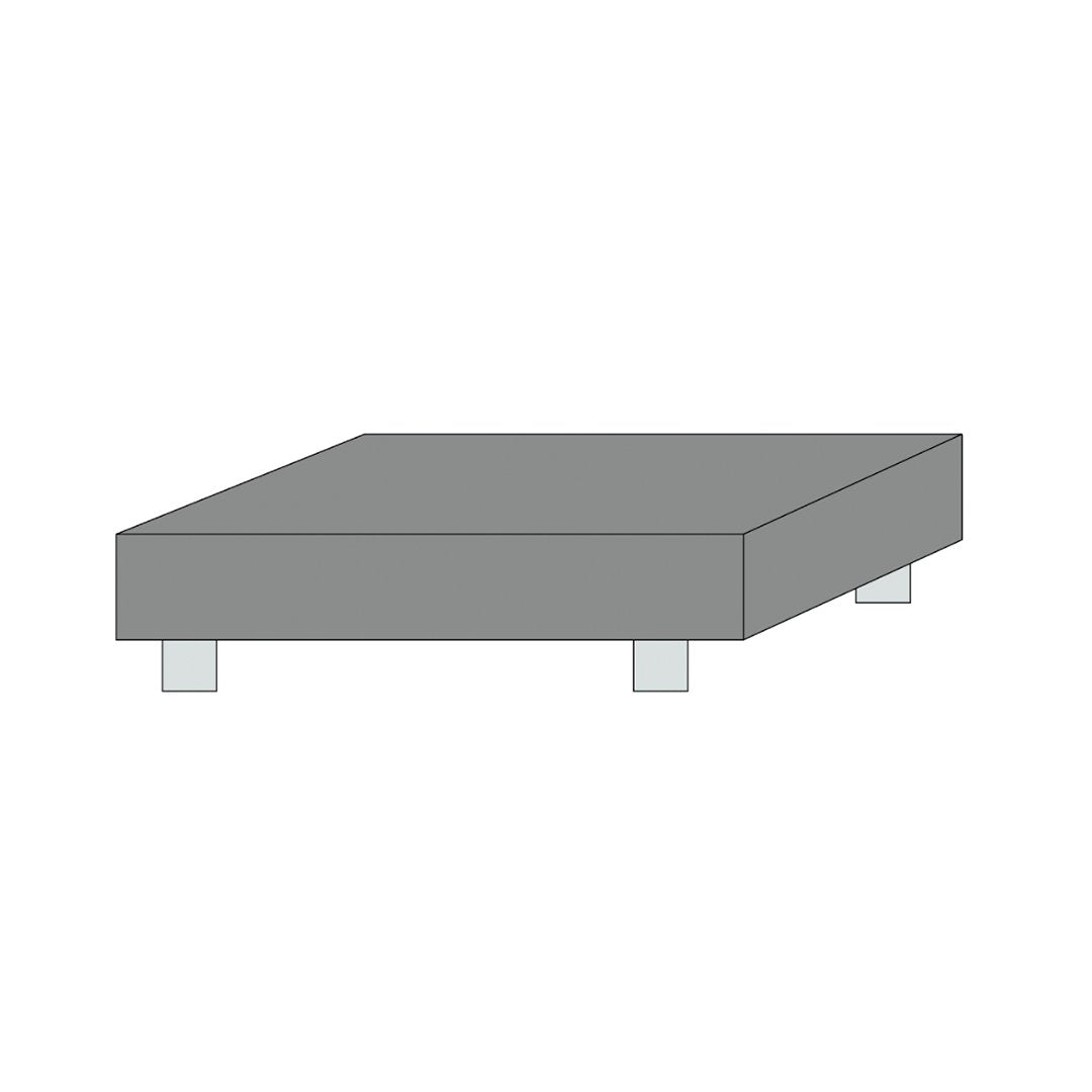 Bambus boxlagen i lys beige - elastik hele vejen rundt