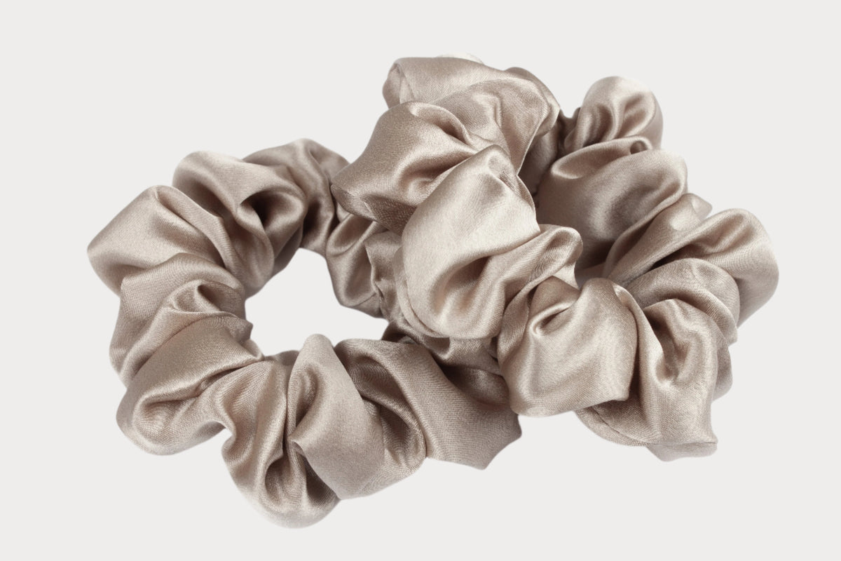 Silke Scrunchie - mocca - Nordic Weaving