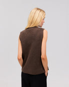 THORA cashmere vest buffalo - Nordic Weaving